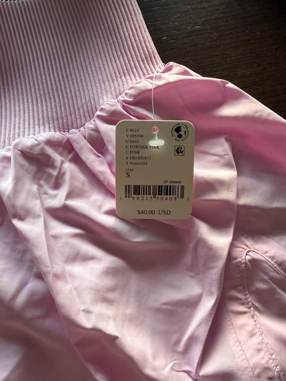 Carpe Diem Shorts Powder Pink - Picture 5 of 5